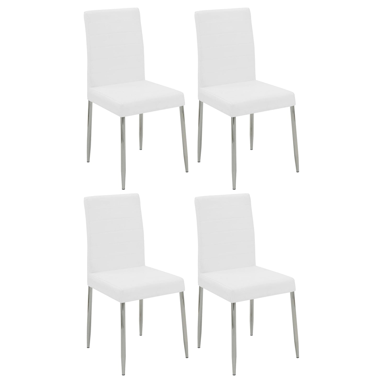 Maston Upholstered Dining Chairs White (Set of 4) image