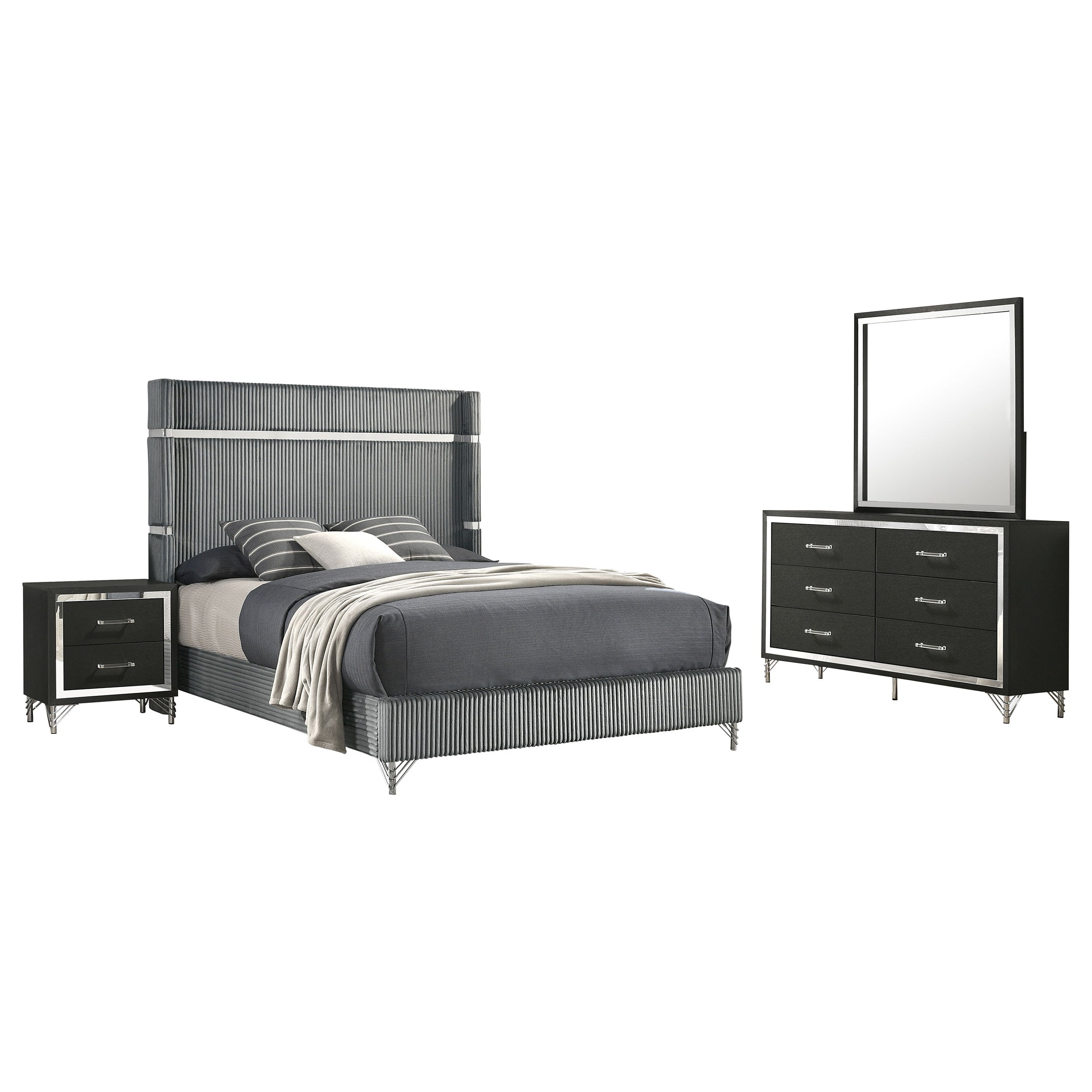 Lucia 4 Pc Bedroom Set