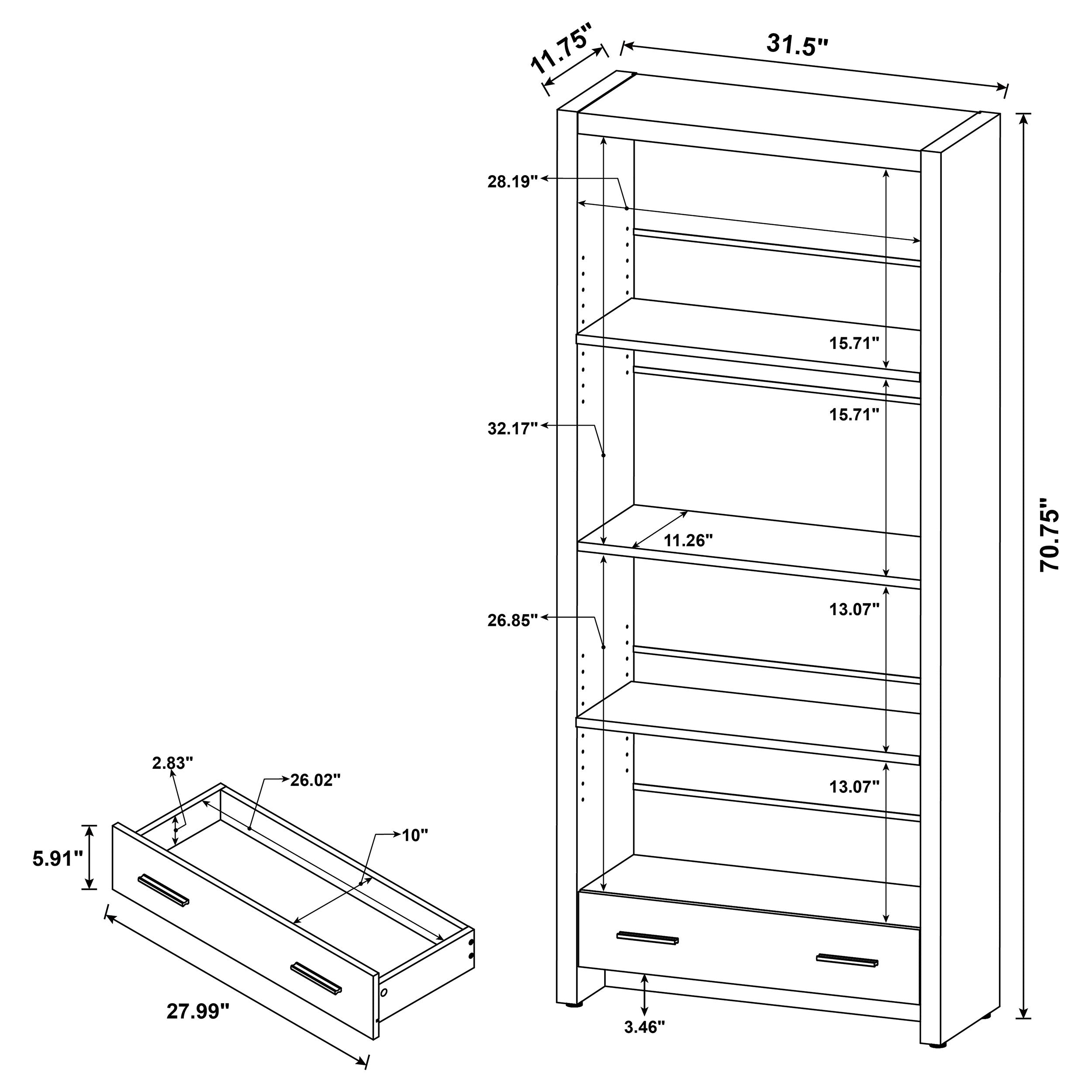 Skylar Bookcase