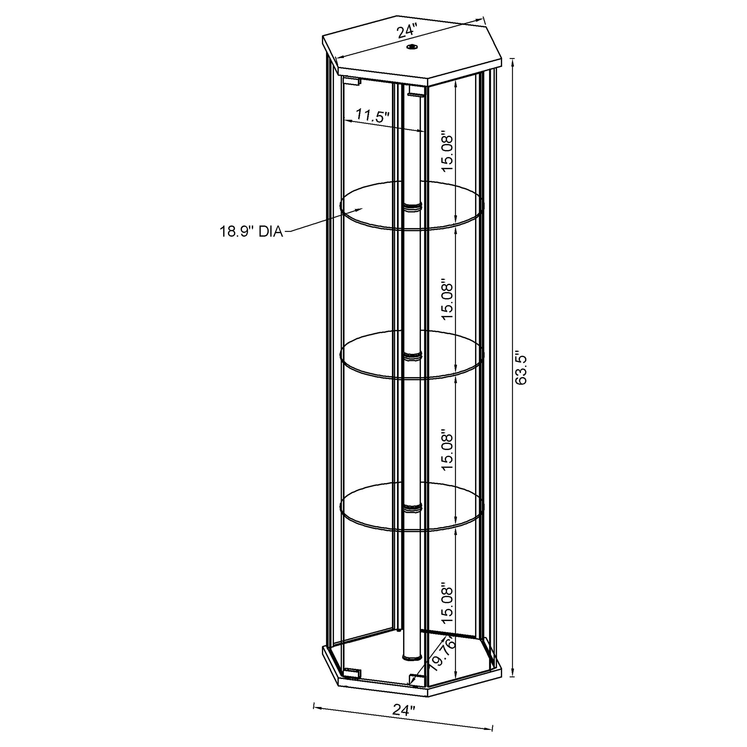 Zahavah Curio Cabinet