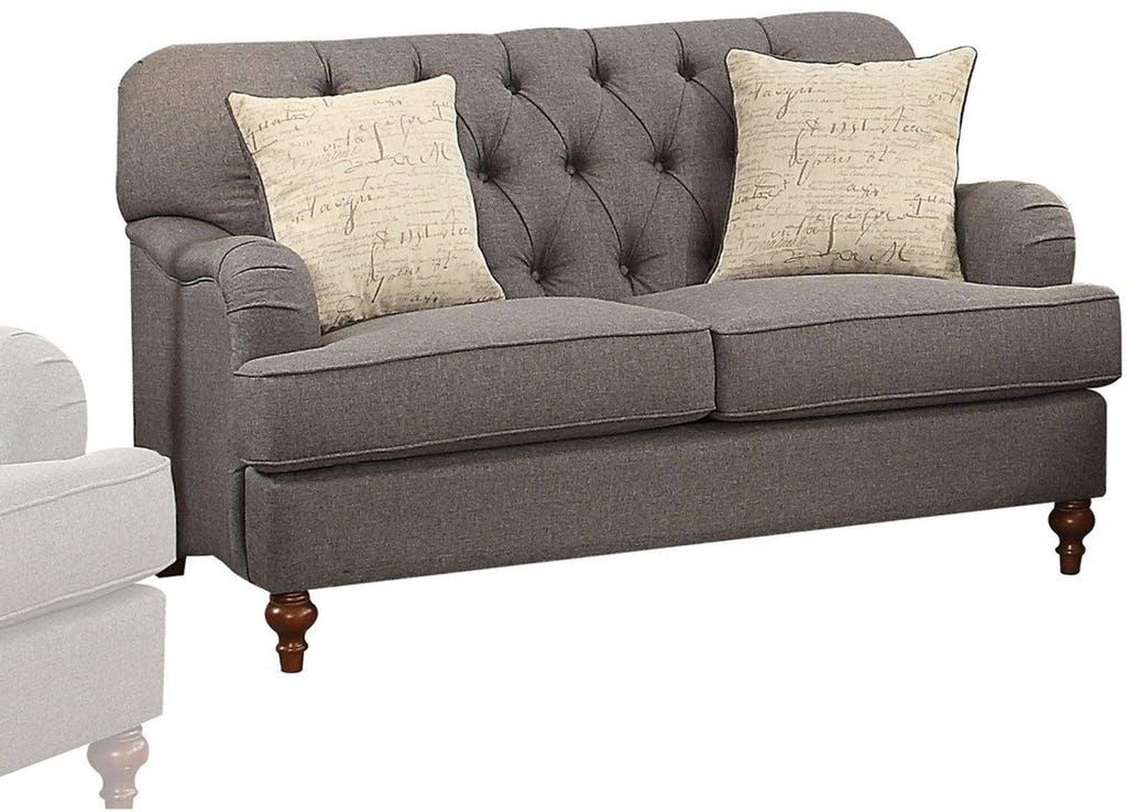 Acme Furniture Alianza Loveseat in Dark Gray 53691 image