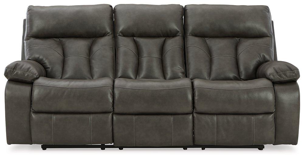 Willamen Reclining Sofa with Drop Down Table image